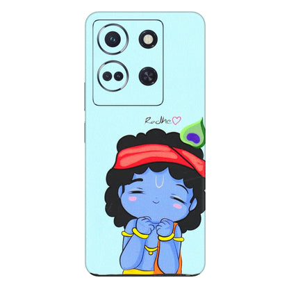 INFINIX Phone Skins (All Models) - Radhe Radhe Cute Toon - 3D Embossed Finish (L-05) Infinix Note 30 (5G)