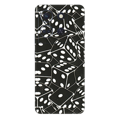 INFINIX Phone Skins (All Models) - Big Black Dices - 3D Embossed Finish (L-106) Infinix Note 30 (5G)