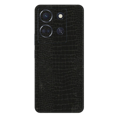 INFINIX Phone Skins (All Models) - Snake Leather Black - 3D Embossed Finish (L-107) Infinix Note 30 (5G)