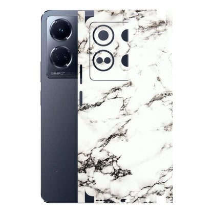INFINIX Phone Skins (All Models) - Black and White Marble Texture - 3D Embossed Finish (L-124) Infinix Note 30 (5G)