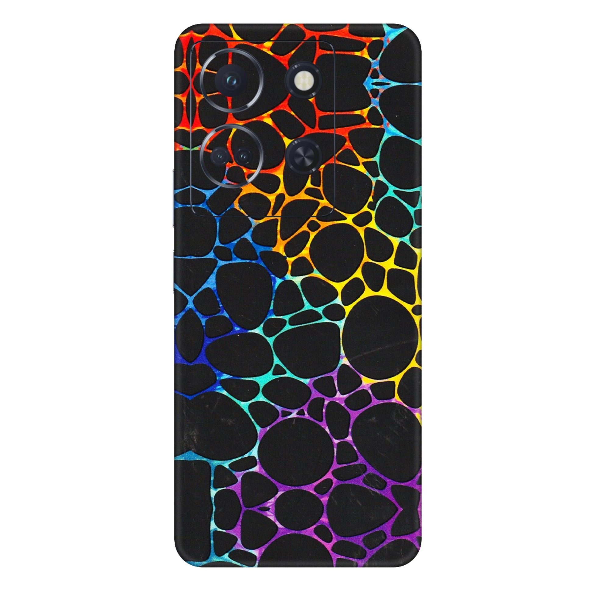 INFINIX Phone Skins (All Models) - Abstract Art MultiColour - 3D Embossed Finish (L-133) Infinix Note 30 (5G)