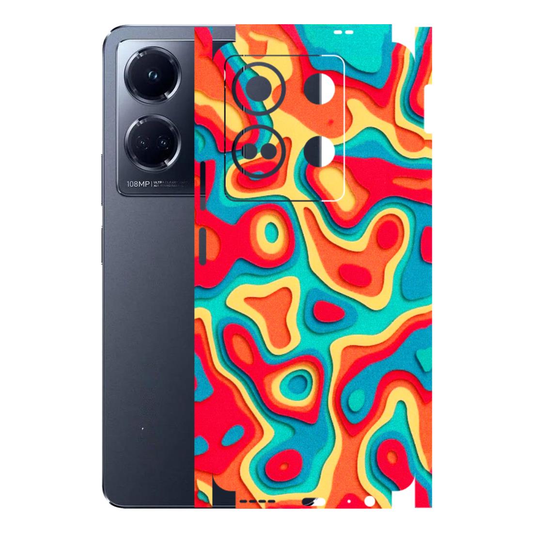 INFINIX Phone Skins (All Models) - Abstract Swirl - 3D Embossed Finish (L-150) Infinix Note 30 (5G)