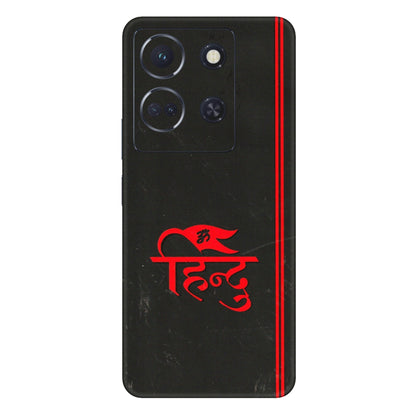 INFINIX Phone Skins (All Models) - Hindu Black - 3D Embossed Finish (L-153) Infinix Note 30 (5G)