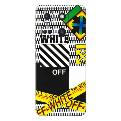 INFINIX Phone Skins (All Models) - White Off Abstract - 3D Embossed Finish (L-172) Infinix Note 30 (5G)