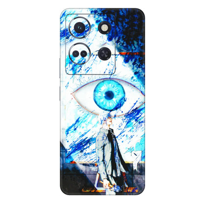 INFINIX Phone Skins (All Models) - Gojo Satoru evil eye - 3D Embossed Finish (L-239) Infinix Note 30 (5G)