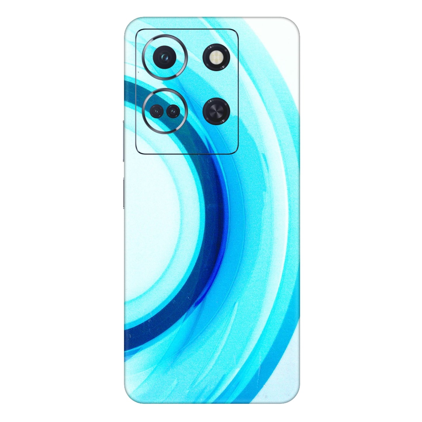 INFINIX Phone Skins (All Models) - The Blue Curve - 3D Embossed Finish (L-244) Infinix Note 30 (5G)