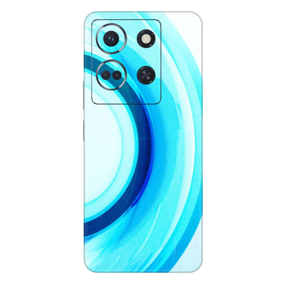 INFINIX Phone Skins (All Models) - The Blue Curve - 3D Embossed Finish (L-244) Infinix Note 30 (5G)