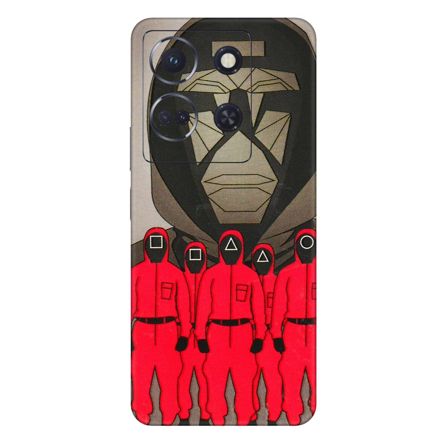 INFINIX Phone Skins (All Models) - Squid Game Hero - 3D Embossed Finish (L-245) Infinix Note 30 (5G)