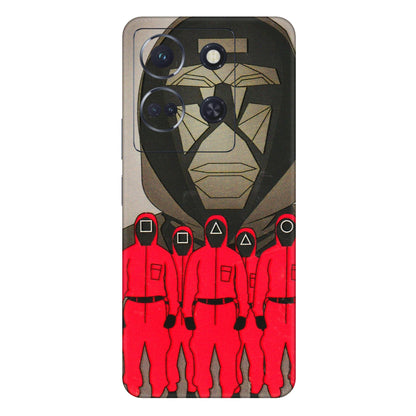 INFINIX Phone Skins (All Models) - Squid Game Hero - 3D Embossed Finish (L-245) Infinix Note 30 (5G)