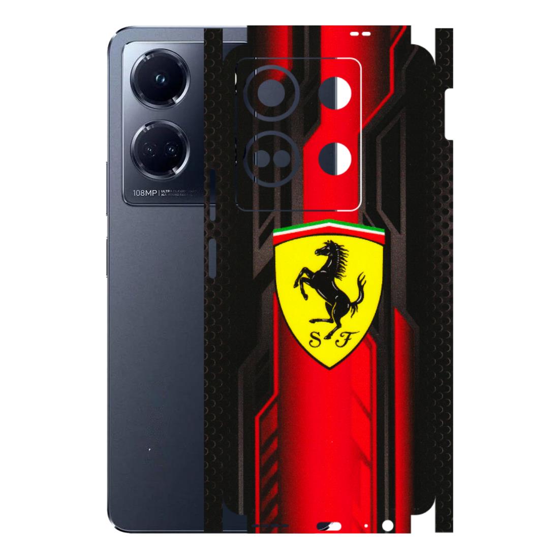 INFINIX Phone Skins (All Models) - Black Ferrari Logo - 3D Embossed Finish (L-253) Infinix Note 30 (5G)
