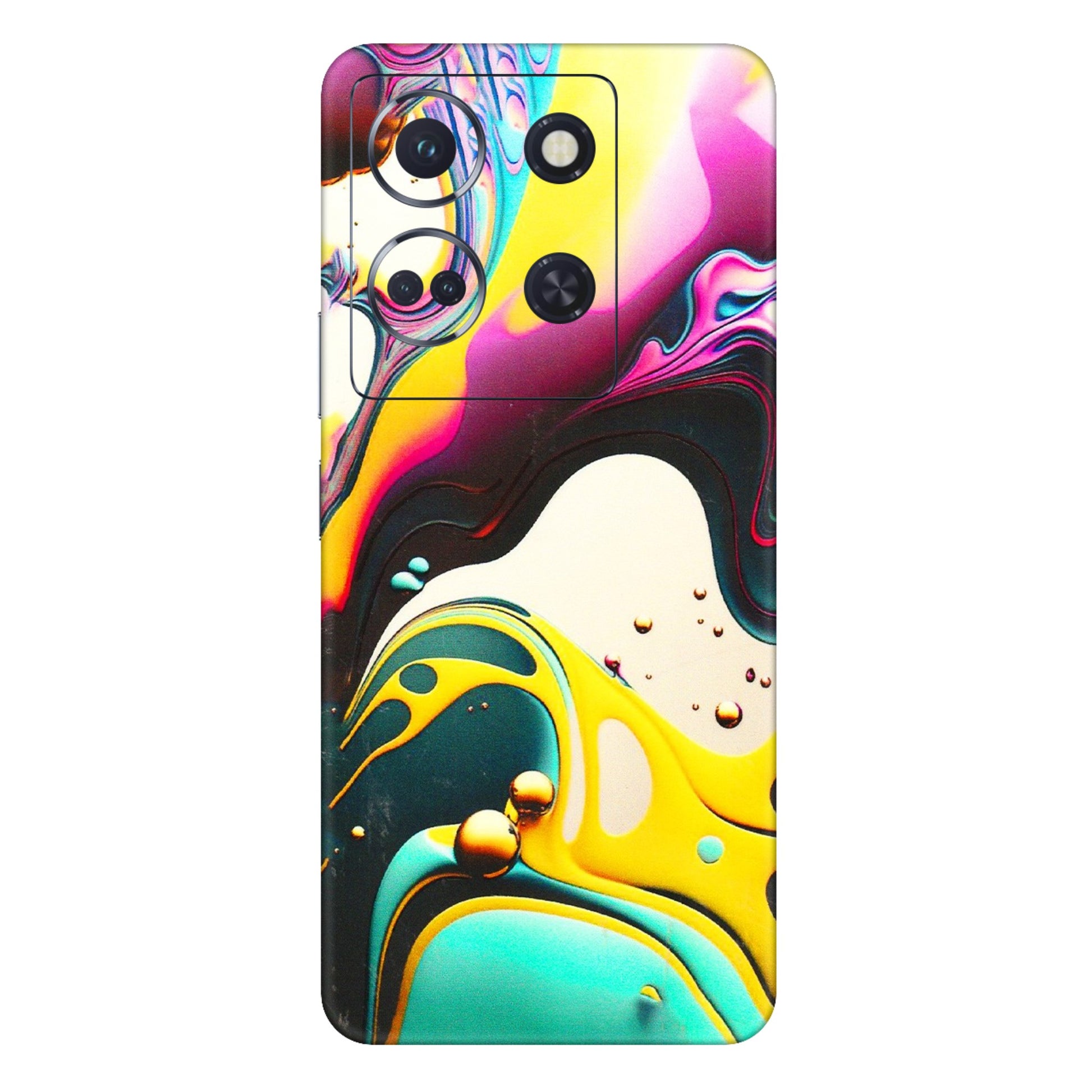INFINIX Phone Skins (All Models) - Multicolor Abstract pattern - 3D Embossed Finish (L-254) Infinix Note 30 (5G)