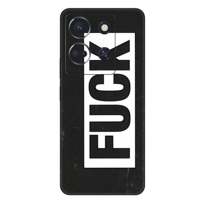 INFINIX Phone Skins (All Models) - The F Word - 3D Embossed Finish (L-255) Infinix Note 30 (5G)