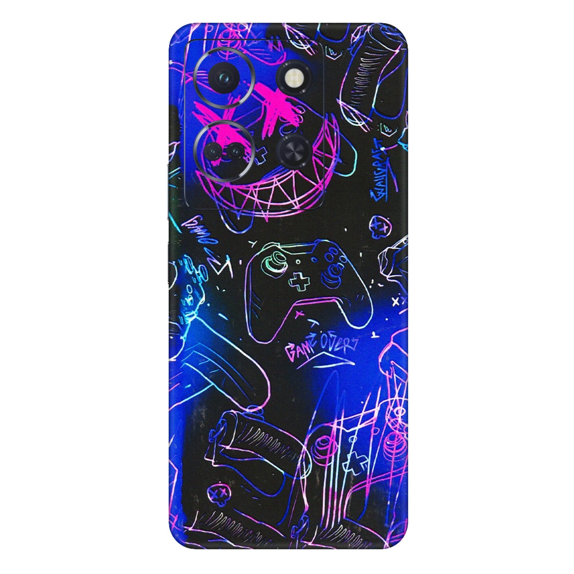 INFINIX Phone Skins (All Models) - Gamers Paradise - 3D Embossed Finish (L-258) Infinix Note 30 (5G)