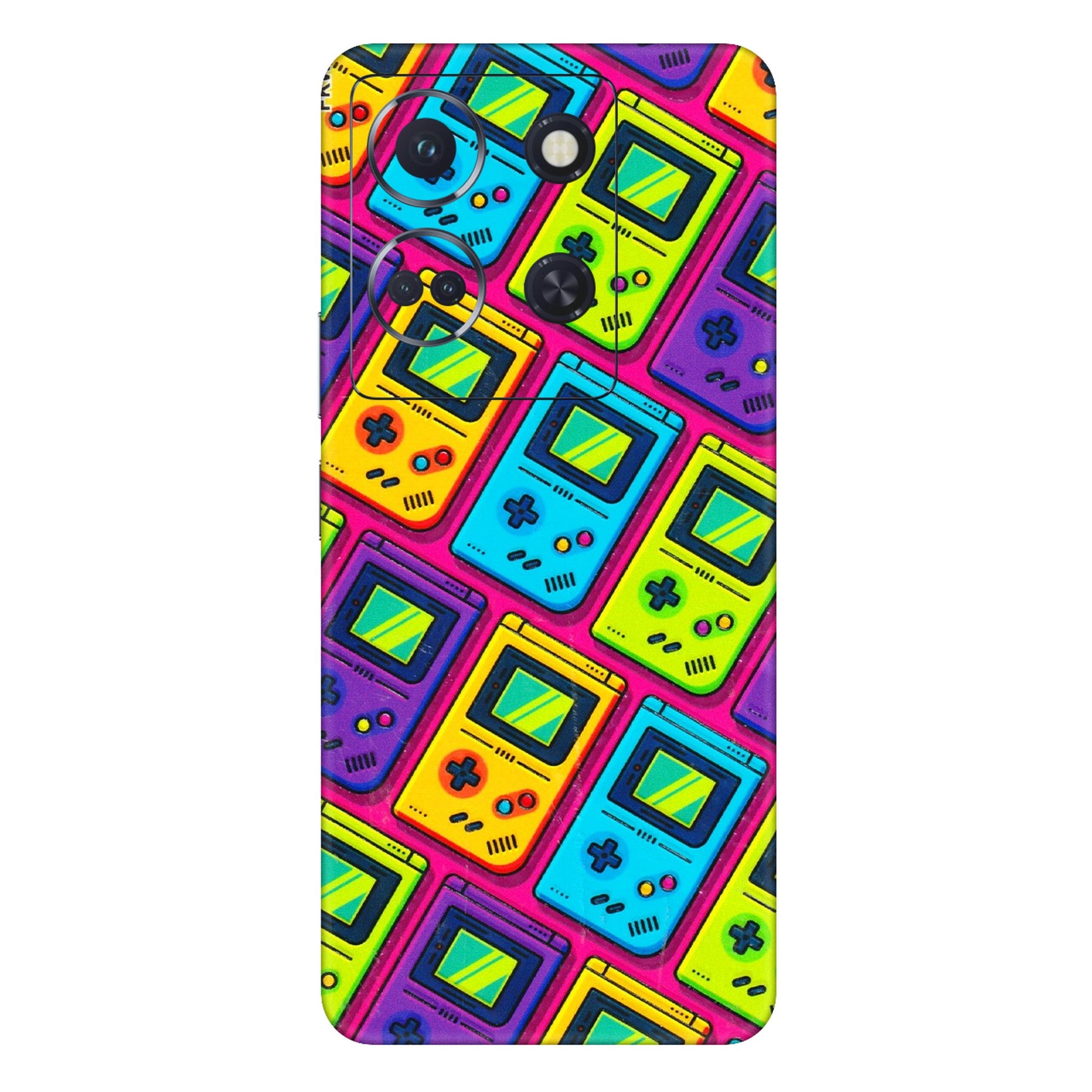 INFINIX Phone Skins (All Models) - Gameboy Colourful - 3D Embossed Finish (L-266) Infinix Note 30 (5G)