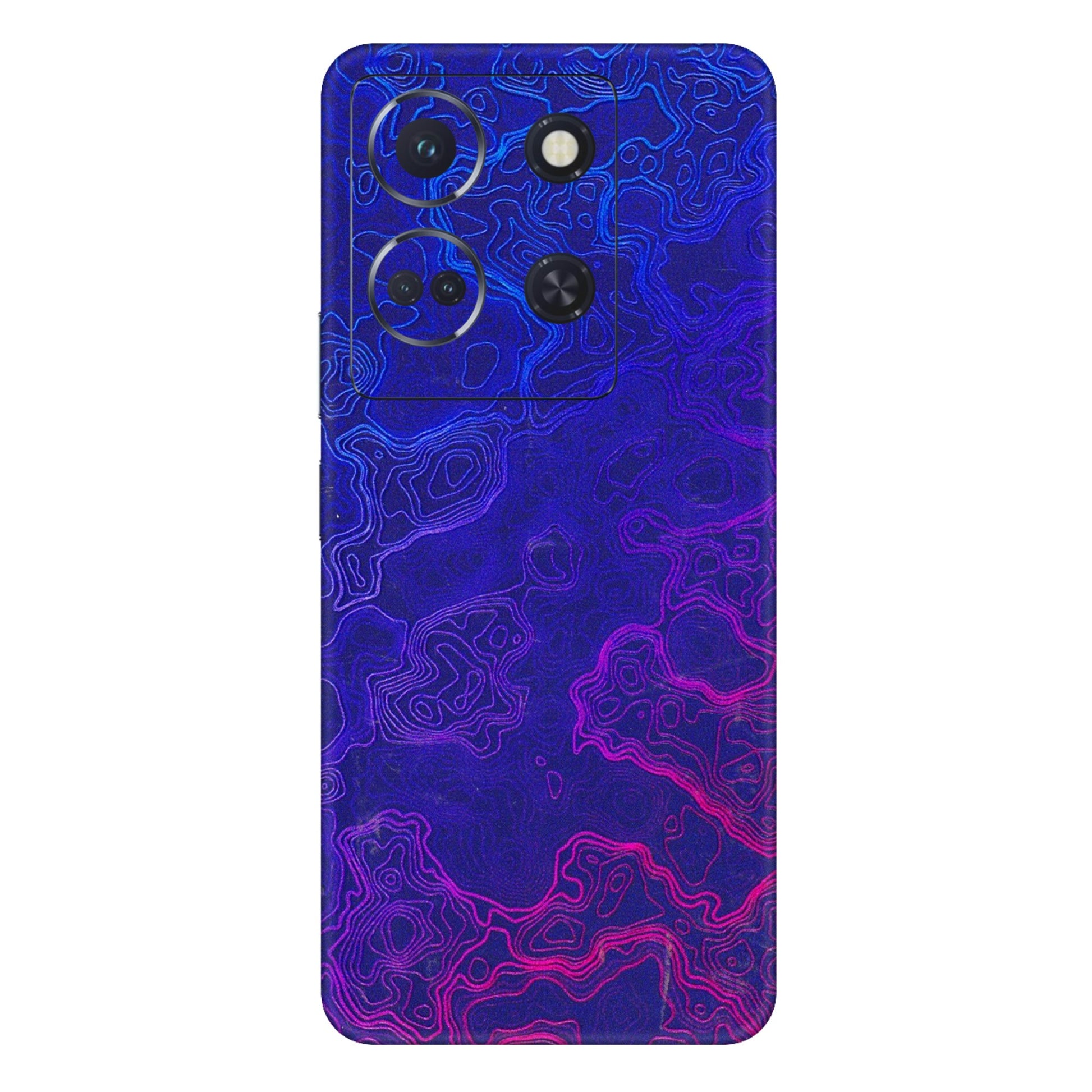 INFINIX Phone Skins (All Models) - Purple Ripples Swirl - 3D Embossed Finish (L-314) Infinix Note 30 (5G)