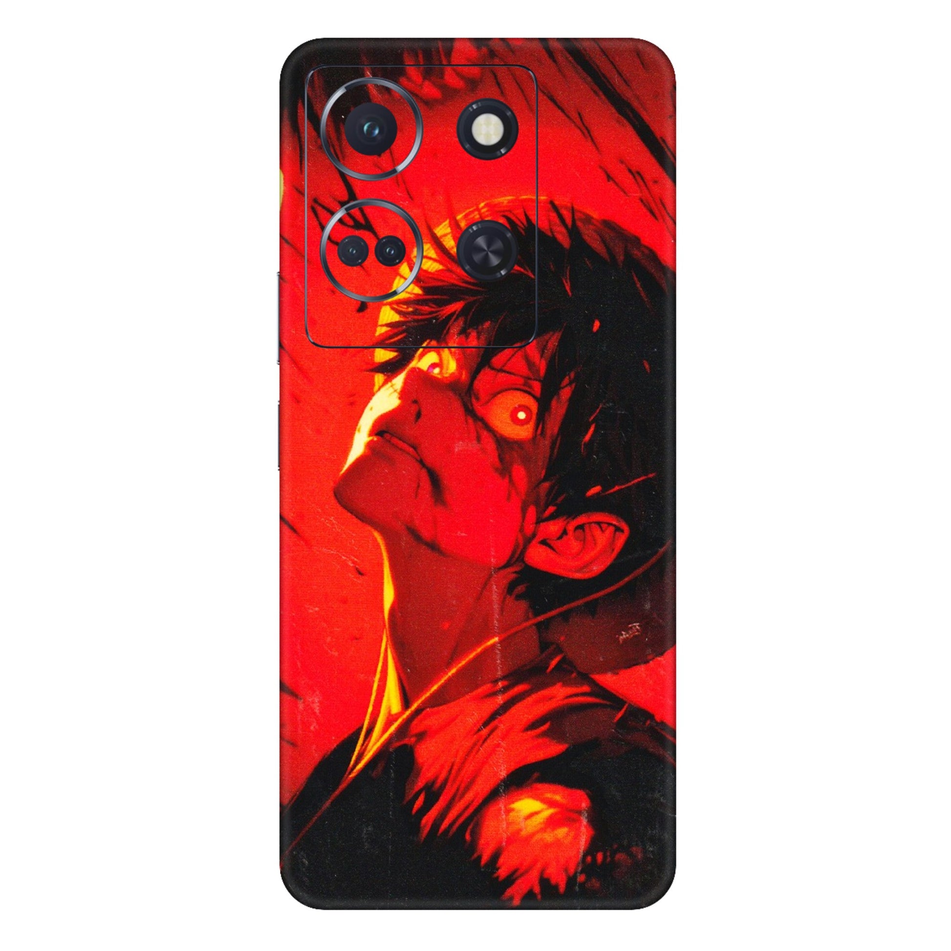 INFINIX Phone Skins (All Models) - D.Luffy Power Up One Piece Anime - 3D Embossed Finish (L-326) Infinix Note 30 (5G)
