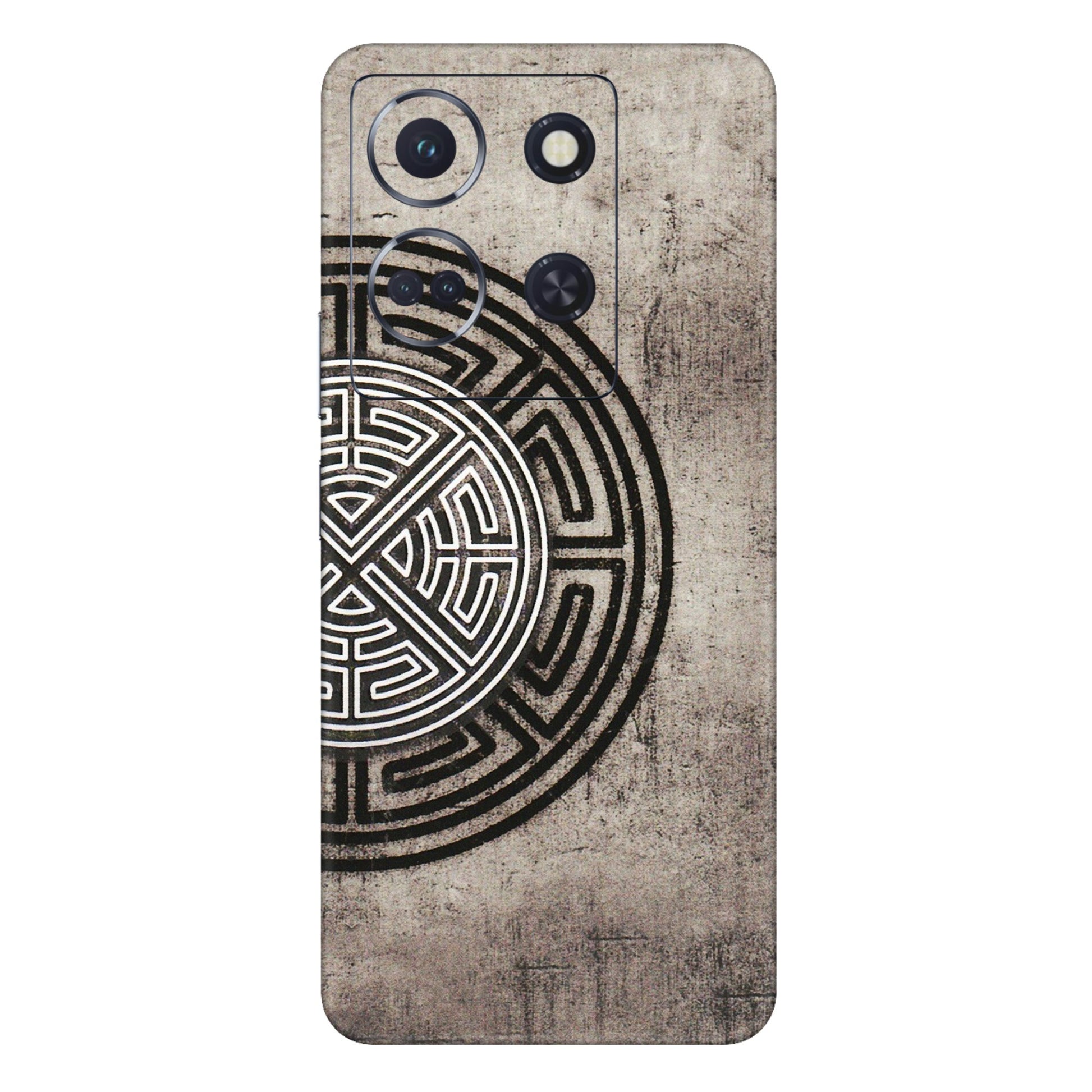 INFINIX Phone Skins (All Models) - Mysterious Circular Design - 3D Embossed Finish (L-63) Infinix Note 30 (5G)