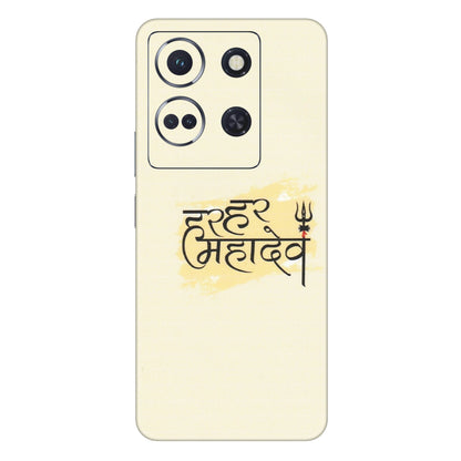 INFINIX Phone Skins (All Models) - Har Har Mahadev - Matte Finish (M-10) Infinix Note 30 (5G)