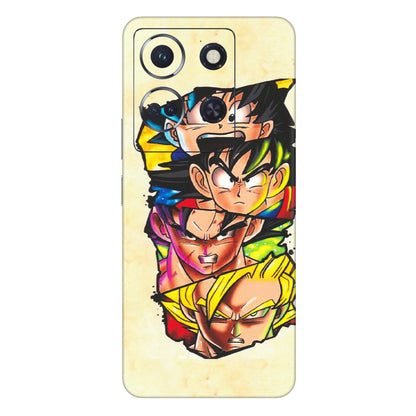 INFINIX Phone Skins (All Models) - Angry Multi Anime - Matte Finish (M-113) Infinix Note 30 (5G)