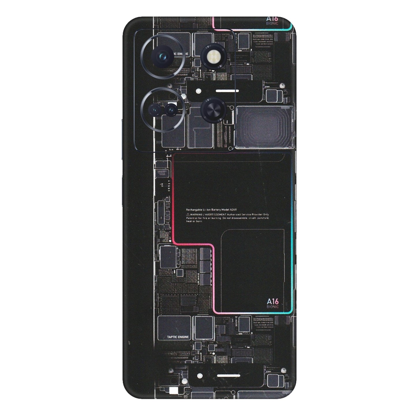 INFINIX Phone Skins (All Models) - Motherboard Circuit Layout - Matte Finish (M-117) Infinix Note 30 (5G)