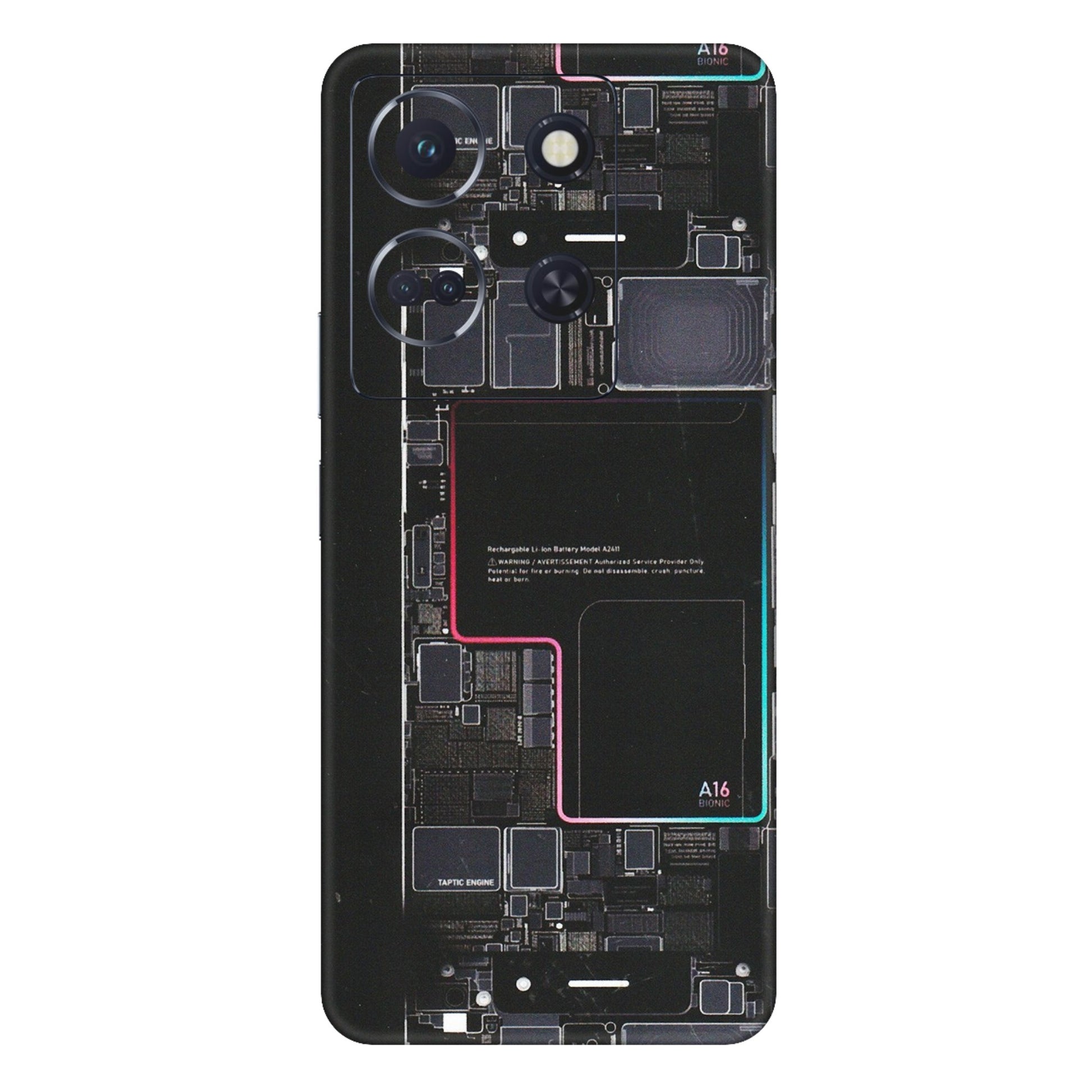 INFINIX Phone Skins (All Models) - Motherboard Circuit Layout - Matte Finish (M-117) Infinix Note 30 (5G)