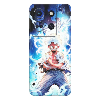 INFINIX Phone Skins (All Models) - Blue Thunder Luffy Anime - Matte Finish (M-132) Infinix Note 30 (5G)