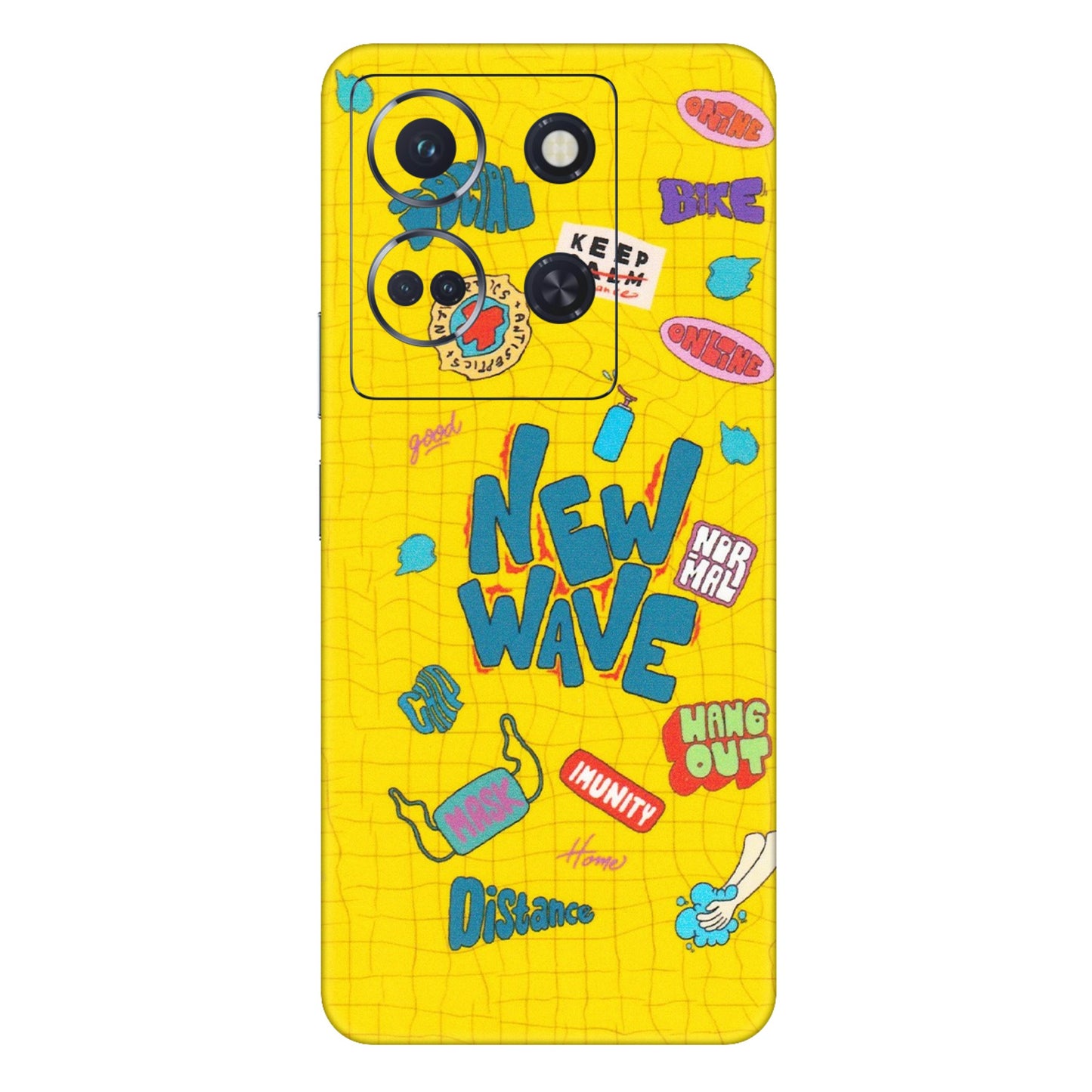 INFINIX Phone Skins (All Models) - New Wave Life - Matte Finish (M-17) Infinix Note 30 (5G)