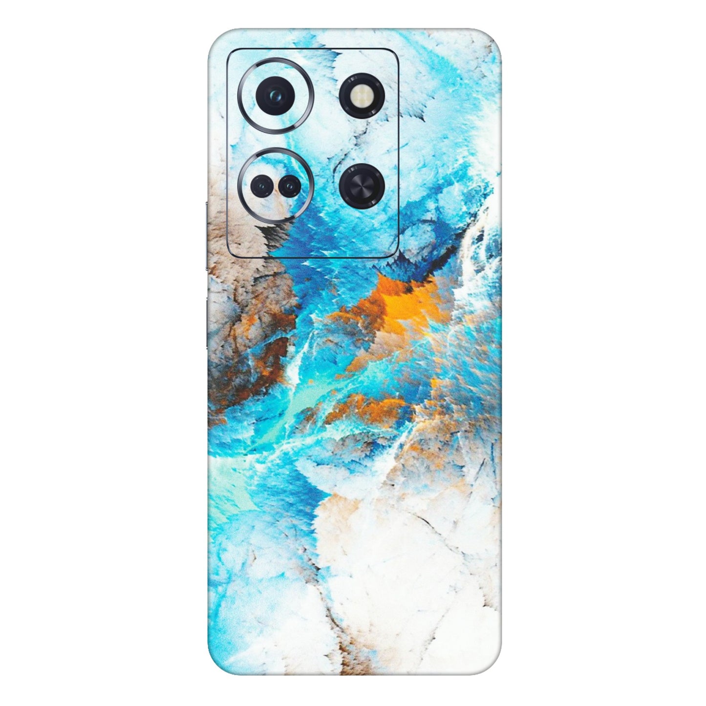 INFINIX Phone Skins (All Models) - Blue Waves Abstract - Matte Finish (M-19) Infinix Note 30 (5G)