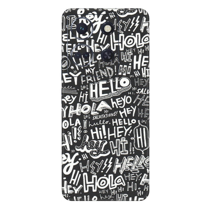 INFINIX Phone Skins (All Models) - Hi Hello Doodles - Matte Finish (M-25) Infinix Note 30 (5G)
