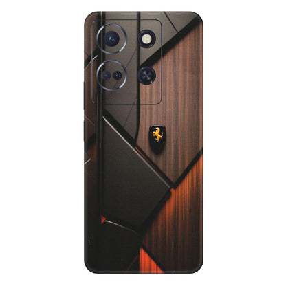 INFINIX Phone Skins (All Models) - Lambo Beauty Wood Pattern Sober - Matte Finish (M-51) Infinix Note 30 (5G)