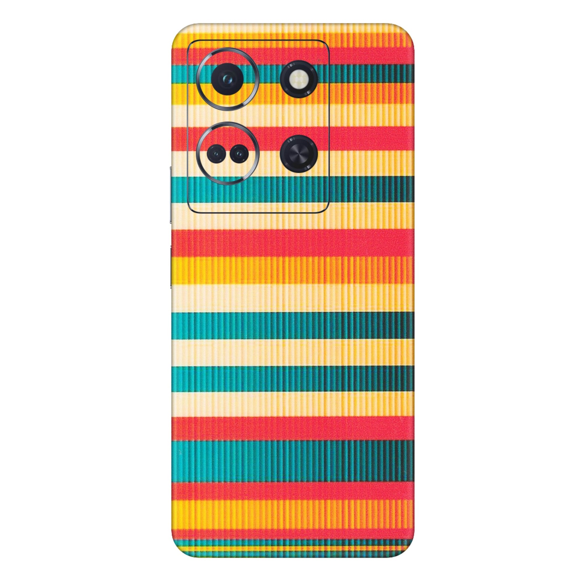 INFINIX Phone Skins (All Models) - Colourful Stripes Soothing Effect - Matte Finish (M-86) Infinix Note 30 (5G)