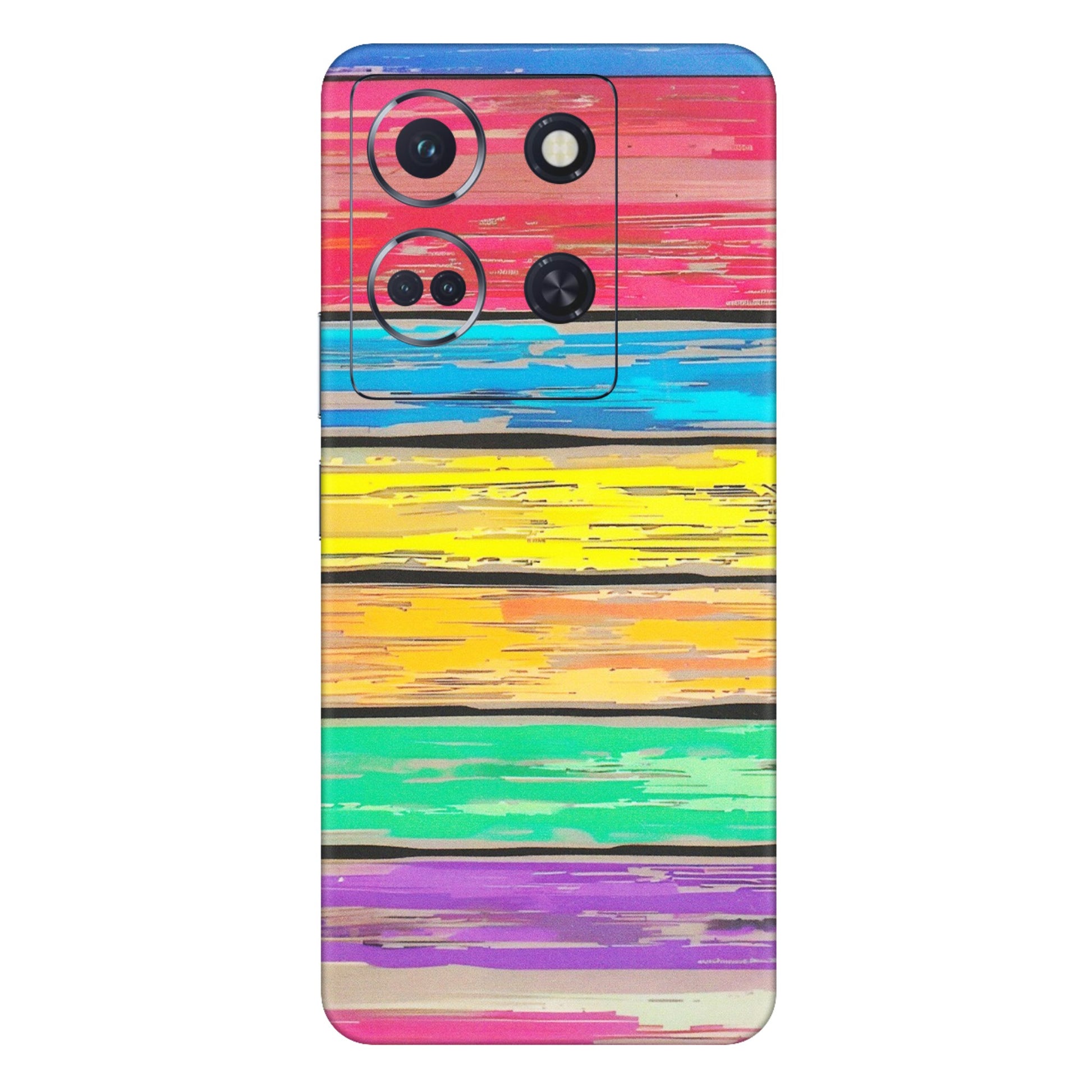 INFINIX Phone Skins (All Models) - Multi Colour Wooden Wall - Matte Finish (M-96) Infinix Note 30 (5G)