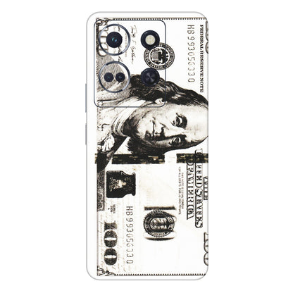 INFINIX Phone Skins (All Models) - 100 Dollar Currency - Transparent Finish (T-01) Infinix Note 30 (5G)