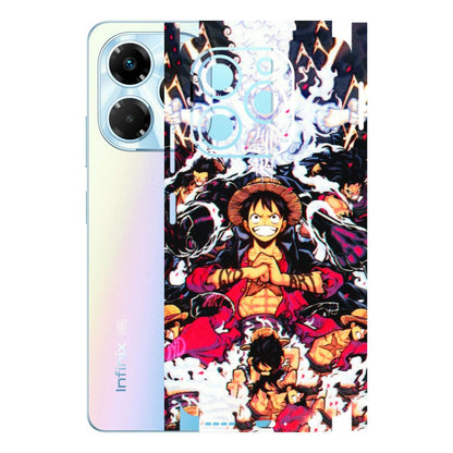 INFINIX Phone Skins (All Models) - Luffy Anime Character - 3D Embossed Finish (L-203) Infinix Note 40X (5G)