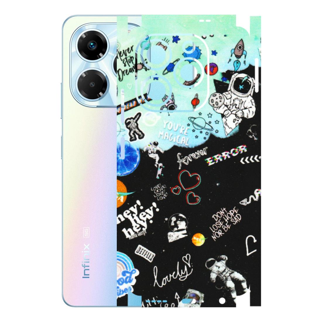 INFINIX Phone Skins (All Models) - Living In A Space Dream - Matte Finish (M-46) Infinix Note 40X (5G)