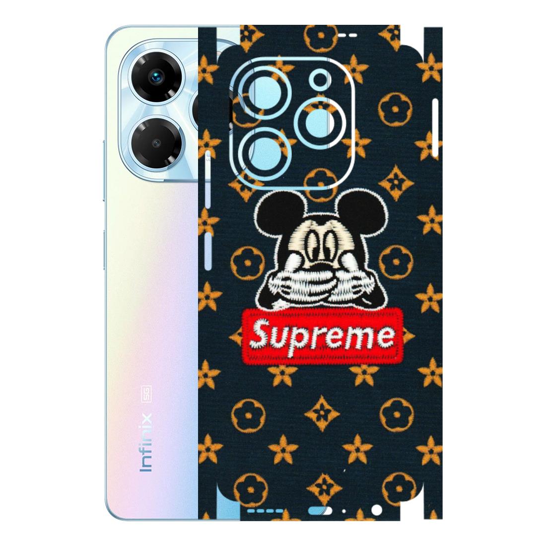 INFINIX Phone Skins (All Models) - Mickey Supreme - Matte Finish (M-83) Infinix Note 40X (5G)