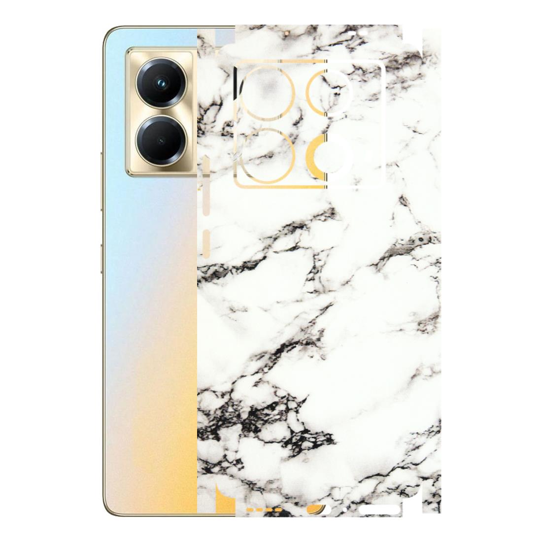 INFINIX Phone Skins (All Models) - Black and White Marble Texture - 3D Embossed Finish (L-124) Infinix Note 40