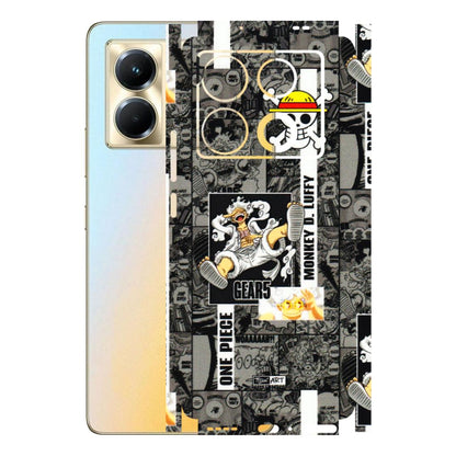 INFINIX Phone Skins (All Models) - Cuffy Anime MonkeyCamic - 3D Embossed Finish (L-242) Infinix Note 40