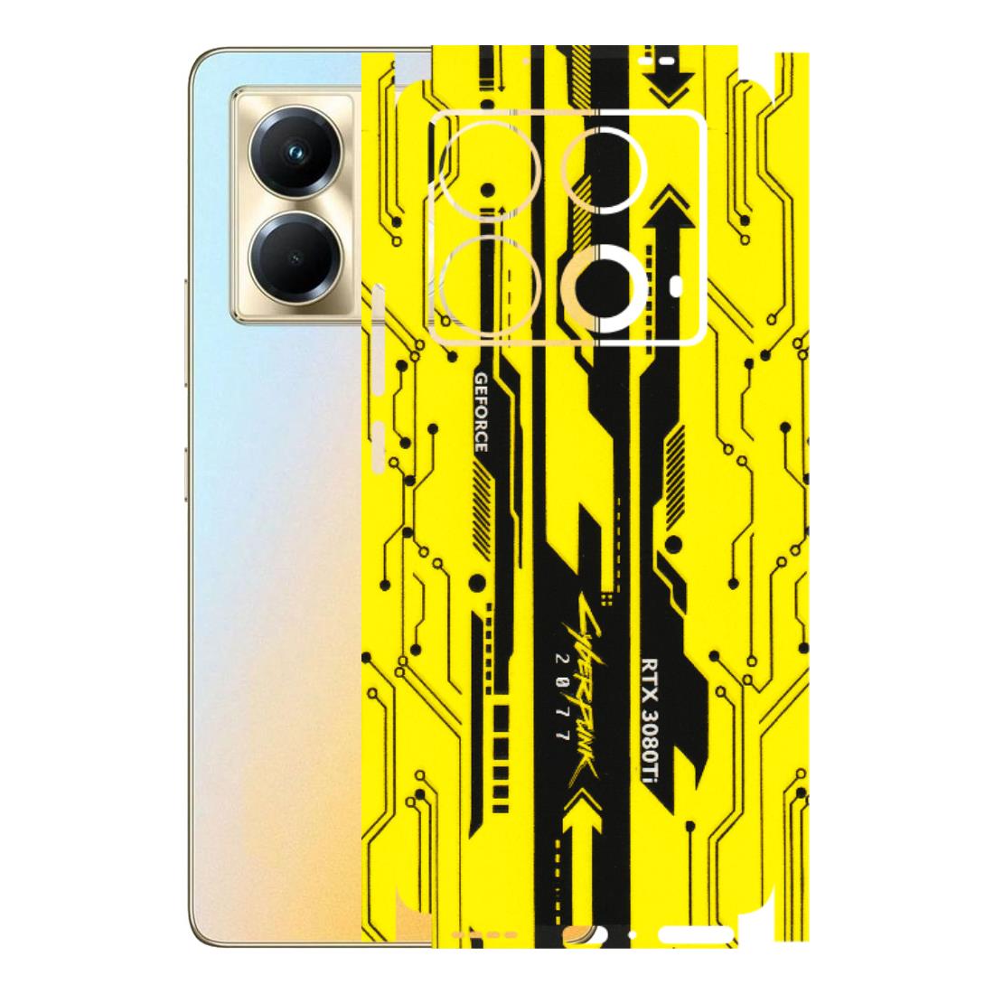 INFINIX Phone Skins (All Models) - Yellow Cyberpunk - 3D Embossed Finish (L-93) Infinix Note 40