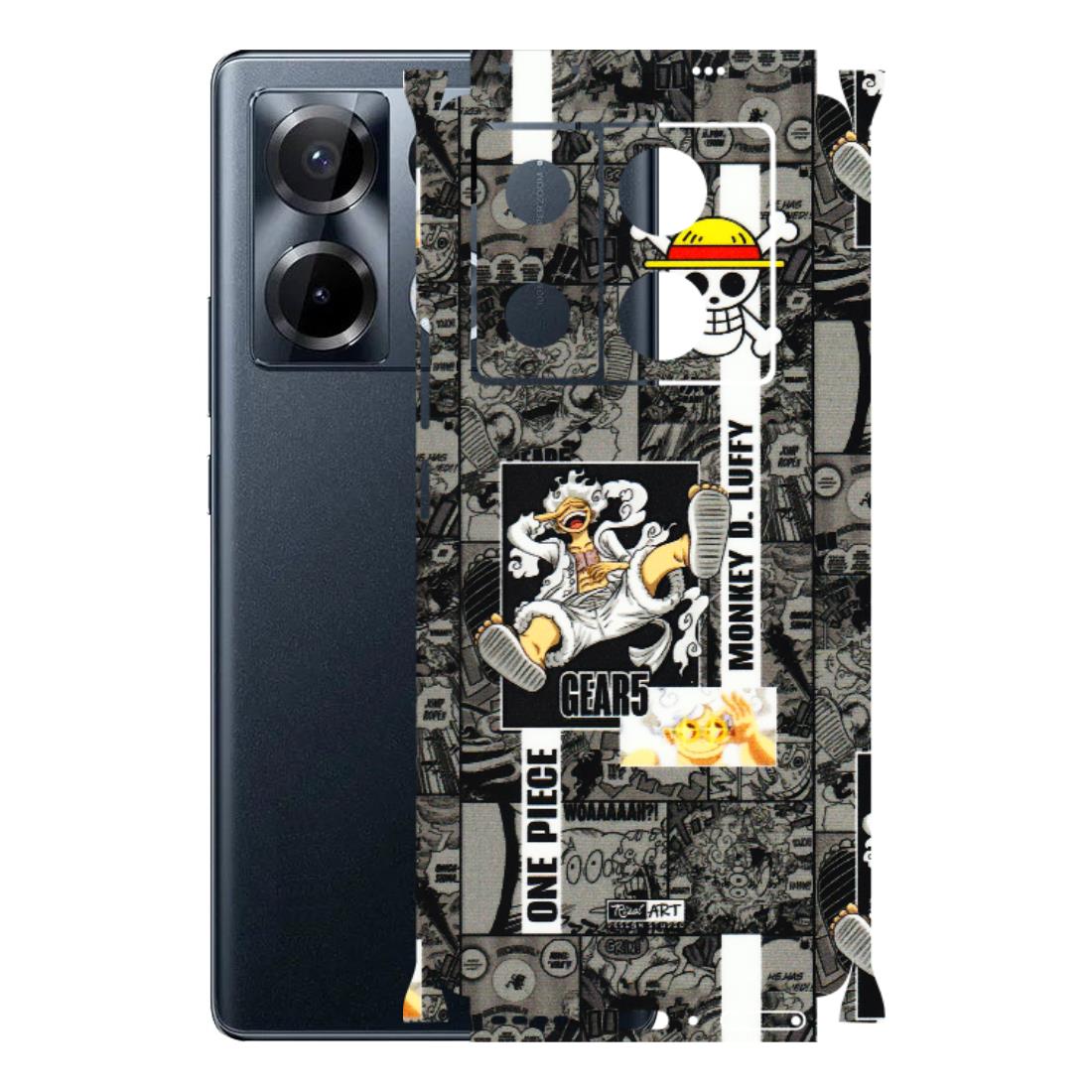 INFINIX Phone Skins (All Models) - Cuffy Anime MonkeyCamic - 3D Embossed Finish (L-242) Infinix Note 40 PRO 4G