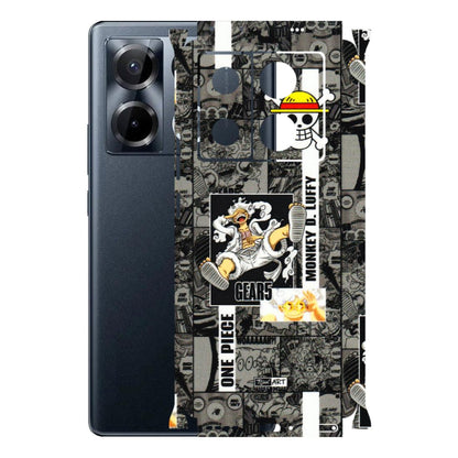INFINIX Phone Skins (All Models) - Cuffy Anime MonkeyCamic - 3D Embossed Finish (L-242) Infinix Note 40 PRO 4G