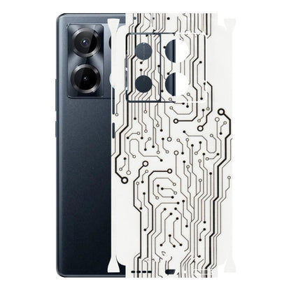 INFINIX Phone Skins (All Models) - Tech Circuits - Transparent Finish (T-03) Infinix Note 40 PRO 4G