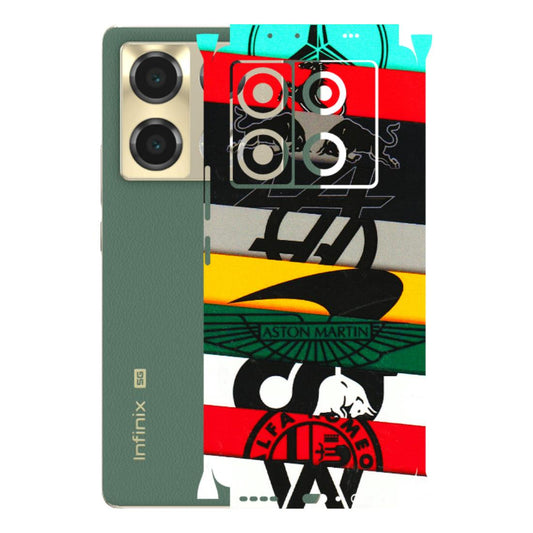 INFINIX Phone Skins (All Models) - Multi Designer Brands - 3D Embossed Finish (L-187) Infinix Note 40 PRO (5G)