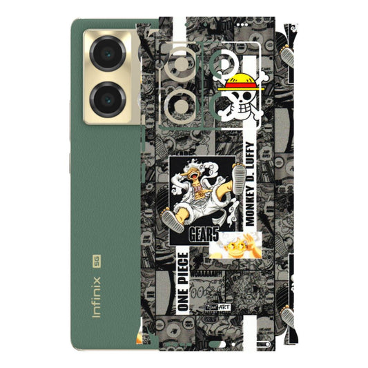 INFINIX Phone Skins (All Models) - Cuffy Anime MonkeyCamic - 3D Embossed Finish (L-242) Infinix Note 40 PRO (5G)