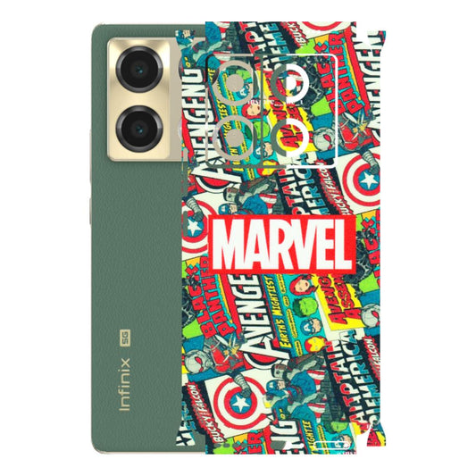 INFINIX Phone Skins (All Models) - Marvel Comic Lover - Matte Finish (M-30) Infinix Note 40 PRO (5G)