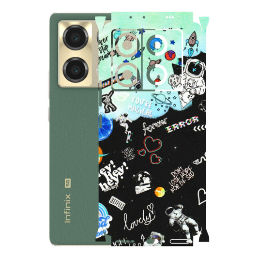 INFINIX Phone Skins (All Models) - Living In A Space Dream - Matte Finish (M-46) Infinix Note 40 PRO (5G)
