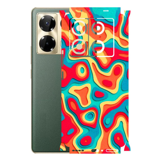 INFINIX Phone Skins (All Models) - Abstract Swirl - 3D Embossed Finish (L-150) Infinix Note 40 PRO PLUS