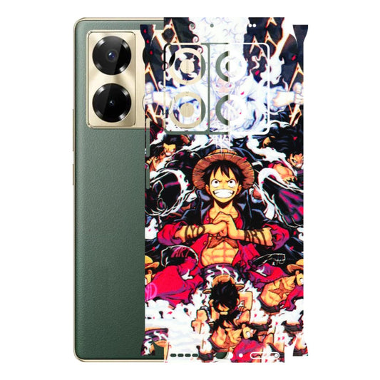 INFINIX Phone Skins (All Models) - Luffy Anime Character - 3D Embossed Finish (L-203) Infinix Note 40 PRO PLUS