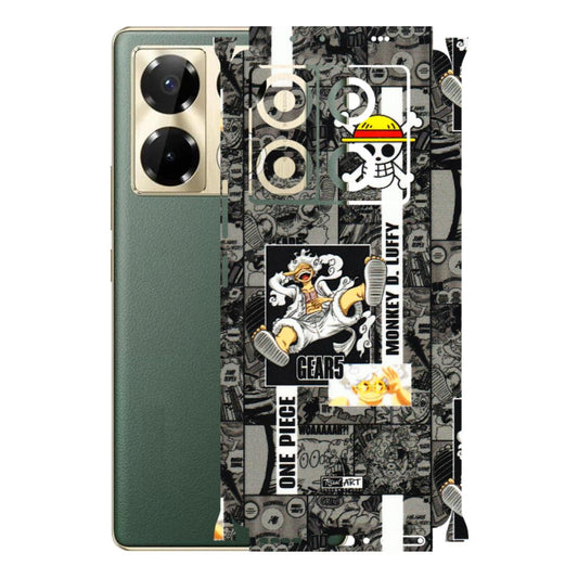 INFINIX Phone Skins (All Models) - Cuffy Anime MonkeyCamic - 3D Embossed Finish (L-242) Infinix Note 40 PRO PLUS