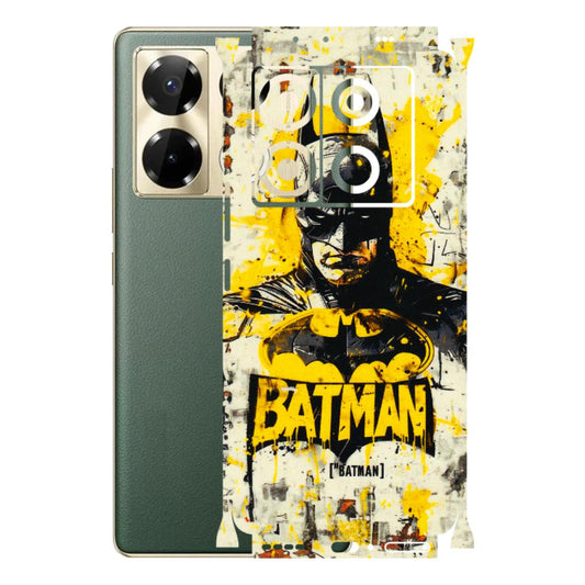 INFINIX Phone Skins (All Models) - Batman Yellow BT - 3D Embossed Finish (L-304) Infinix Note 40 PRO PLUS